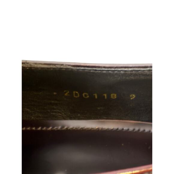 Prada Leather Platform Loafers Luxury Designer Italy Made Red Brown Men's Size 9 - Picture 8 of 9